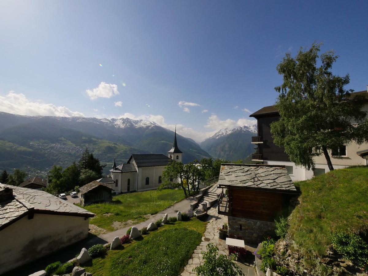 Hotel Alpenblick Zeneggen Exterior foto